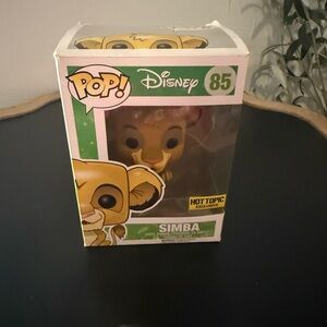 Disney Simba Pop Vinyl Figure with Green and Yellow Accents